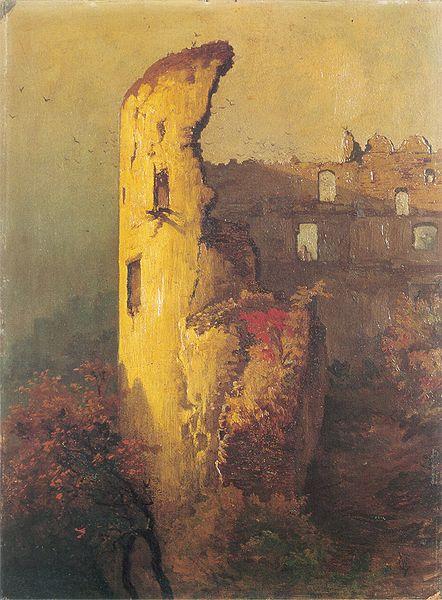 Wojciech Gerson Ruins of castle tower in Ojcow